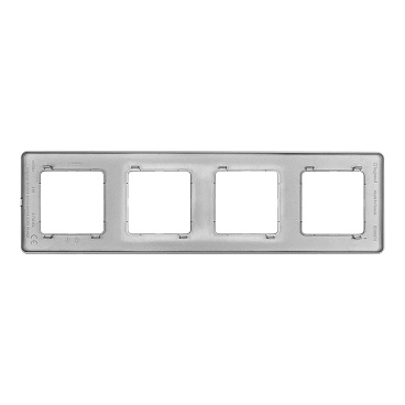 Рамка Legrand Inspiria четырехместная дымчатая (673967)