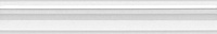 Марсо Бордюр Багет белый обрезной BLC017R 5х30