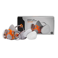 Полумаска Jeta Safety FFP3 с фильтрами в комплекте (J-SET 6500-M)