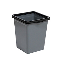 Контейнер для мусора Violet Tandem 20 л пластик серый
