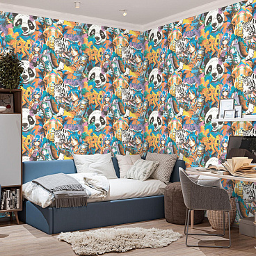 Обои компакт-винил на флизелиновой основе Palitra Home Anime HC72283-63 (1,06х10,05 м)