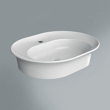 Раковина CANALETTO накладная 60, белая глянцевая CN.wb.60