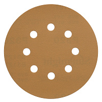 Диск шлифовальный Sunmight Gold d125 мм P320 на липучку бумажная основа (5 шт.)