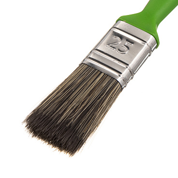 Кисть плоская смешанная щетина пластиковая ручка Wenzo Pro 25х10 мм для антисептиков