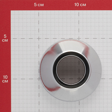 Отражатель декоративный для полотенцесушителя 1" d77 мм высокий хром