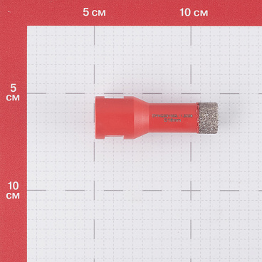 Коронка алмазная КМ (666159) по керамограниту d16 мм для УШМ