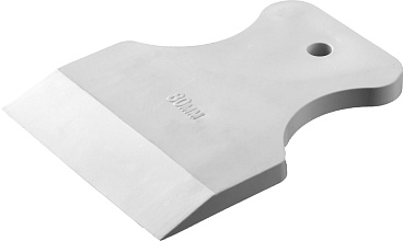 Шпатель STAYER ″MASTER″ резиновый белый, 80мм