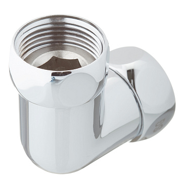 Соединитель угловой для полотенцесушителя 1 ВР(г) х 1 ВР(г) хром (2 шт.)