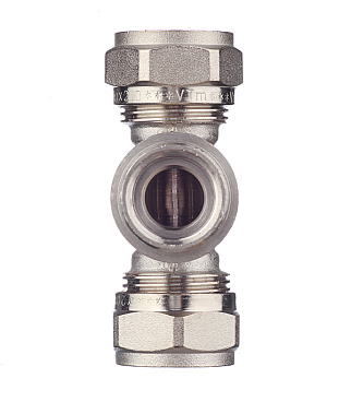 Тройник VALTEC (VTm.332.N.200420) 20 обж(ц) х 1/2 ВР(г) х 20 обж(ц)