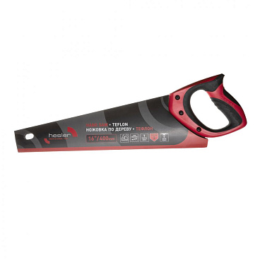 Ножовка по дереву Hesler Teflon 400 мм 7 зуб/дюйм крупный зуб