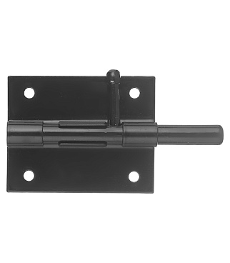 Шпингалет Gah Alberts 100 мм черный