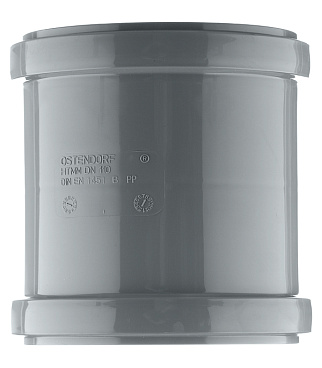 Муфта Ostendorf HTMM d110 мм пластиковая для внутренней канализации (115510)