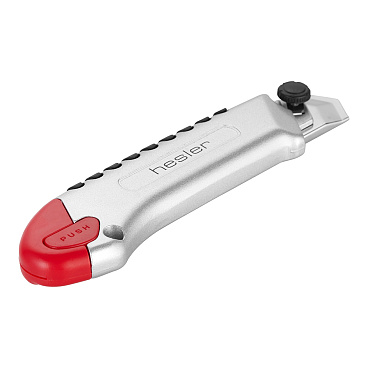 Нож строительный Hesler 25 мм с сегментированным лезвием стальной корпус