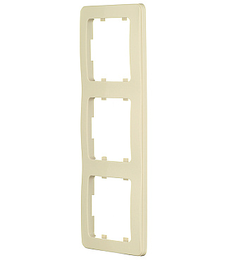 Рамка Hegel Master трехместная слоновая кость (Р403-01)