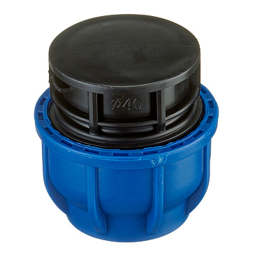 Заглушка ПНД Tebo компрессионная 40 мм