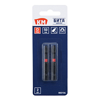 Бита КМ (882104) PH2 магнитная 50 мм ударная (2 шт.)