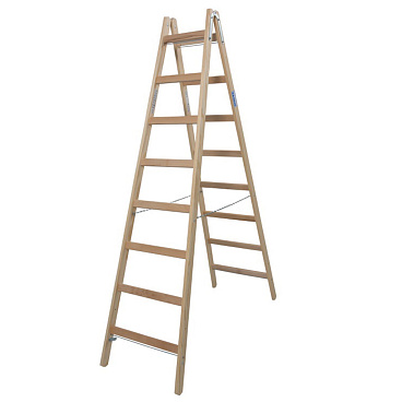 Стремянка деревянная 8 ступеней 1,50 м Krause