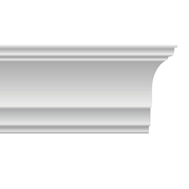 Плинтус потолочный из пенополистирола 120х60х2000 мм под натяжной потолок Солид С 52/120