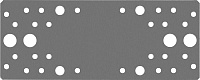 Крепежная пластина 200x80 x 2мм, КП-2.0 ЗУБР