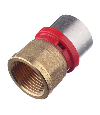 Соединитель прямой Tiemme 26(пресс) х 3/4 ВР(г)