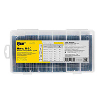 Трубка термоусадочная КВТ ТТК 3/1-15/5 мм 100 мм черная (108 шт.) (10 м)