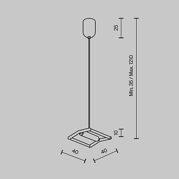 Комплектующие для текстильной подвесной системы Technical TRA130SW-B