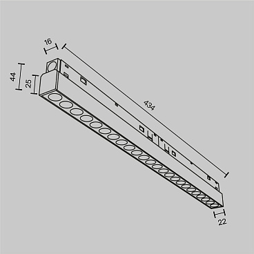 Трековый светильник Technical TR031-4-24WTW-DD2-B