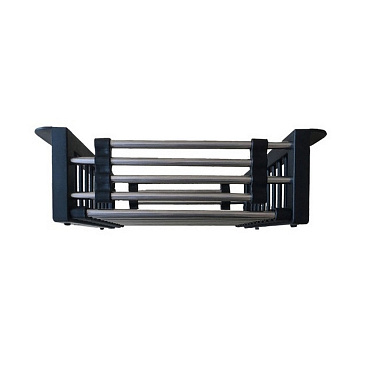 Коландер для раковины Mixline 260х440 мм пластиковый черный (541458)