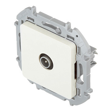 Розетка телевизионная Legrand Inspiria встраиваемая слоновая кость (673861)