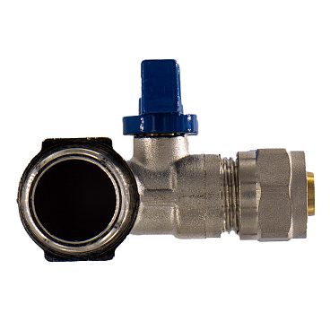 Коллектор 3/4 ВР(г) х 4 выхода 16 обж(ц) х 3/4 НР(ш) с шаровыми кранами (C4MP3416/10610)