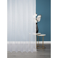 Тюль искусственный лен белый 300х280 см Amore Mio (99101)