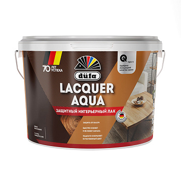 Лак акрилатный интерьерный Dufa Lacquer Aqua бесцветный 2,7 л матовый