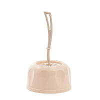 Ершик для унитаза Альтернатива напольный пластик бежевый (6628618)