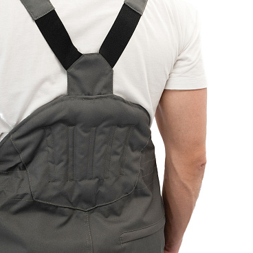 Полукомбинезон рабочий утепленный Delta Plus Iceberg 52-54 рост 180-188 см серый