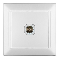 Розетка телевизионная Svet Стиль встраиваемая серебро (EV 0365-4118)