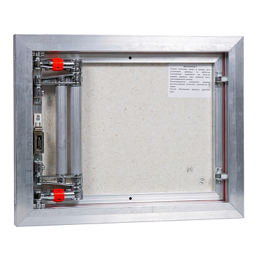 Люк ревизионный под плитку Практика EuroFormat-R алюминиевый 500х400 мм скрытый нажимной