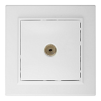 Розетка телевизионная EKF Минск встраиваемая белая (ERA00-027-10)