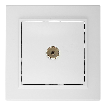 Розетка телевизионная EKF Минск встраиваемая белая (ERA00-027-10)