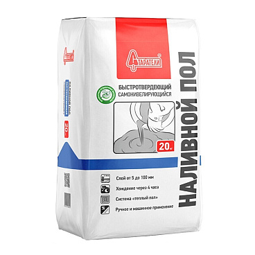 Ровнитель (наливной пол) универсальный Старатели самовыравнивающийся быстротвердеющий 20 кг
