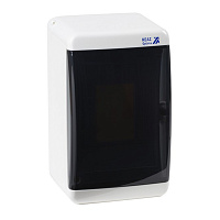 Щит распределительный навесной КЭАЗ OptiBox ЩРН пластиковый IP41 140х96х93 мм 4 модуля белый