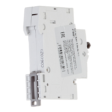 Автоматический выключатель модульный Legrand RX3 1P 6А тип C 4,5 кА 230/400 В (419661)