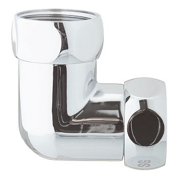 Соединитель угловой для полотенцесушителя 1 ВР(г) х 1 ВР(г) хром (2 шт.)