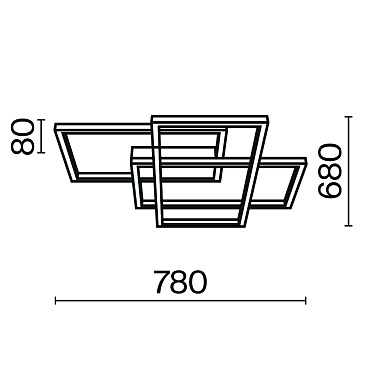 Потолочный светильник Maytoni MOD015CL-L80GK