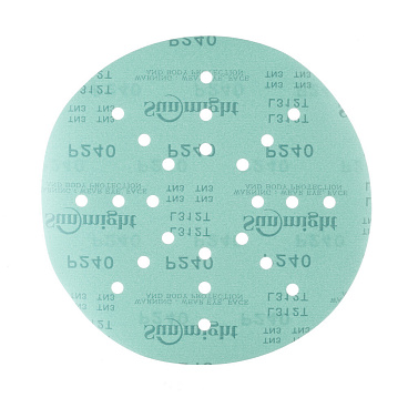 Диск шлифовальный Sunmight Film L312T d225 мм P240 на липучку пленочная основа (5 шт.) (53512R)