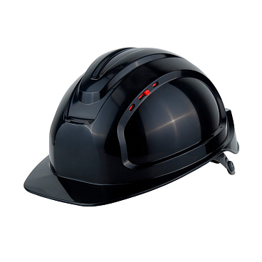 Каска защитная РОСОМЗ СОМЗ-80 Абсолют Rapid черная с храповиком (781720)