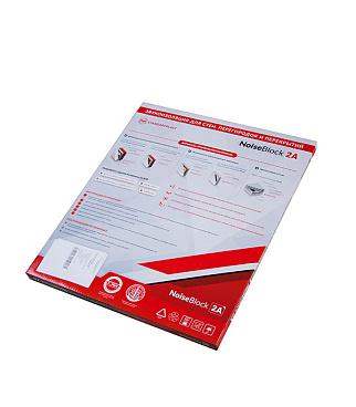 Мембрана звукоизоляционная StP NoiseBlock 2х500х600 мм 3 кв.м самоклеящаяся