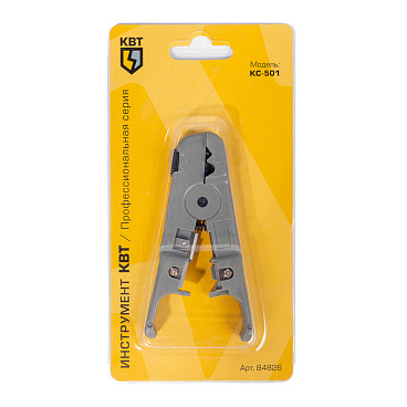 Стриппер сечение 0,25-0,75 кв.мм КВТ ручной КС-501 для снятия изоляции (84826)