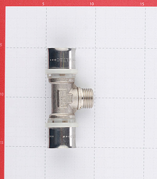 Тройник VALTEC (VTm.233.N.260426) 26(пресс) х 1/2 НР(ш) х 26(пресс)