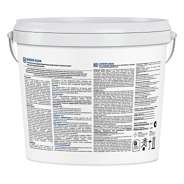 Эмаль акриловая Finncolor Garden Aqua основа А белая полуматовая 2,7 л