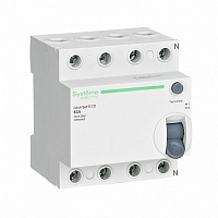 УЗО Systeme Electric City9 Set ВДТ 63А 3P+N тип AC 30 мА 6 кА (C9R36463)